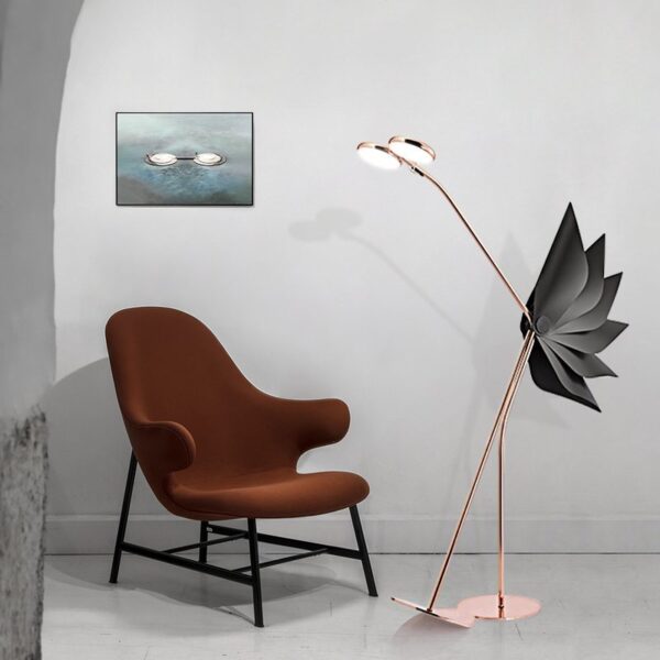 Playful Ostrich (PVC, Iron) Floor Lamp - Image 3