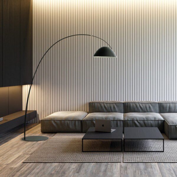Curve the Arc (Iron) Floor Lamp - Image 3