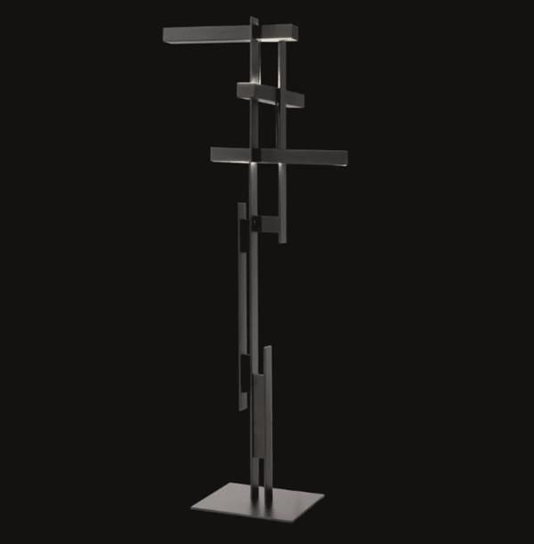 Aerodynamic Black Floor Lamp - Image 3
