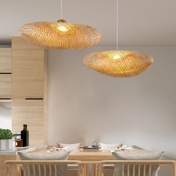 Curve the Stick Bamboo Pendant Light - Image 4