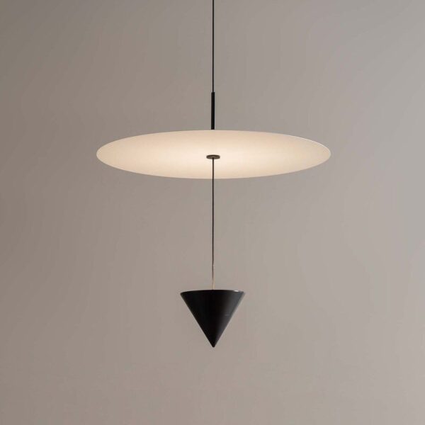 Black & White Minimal Pendant Light - Image 4