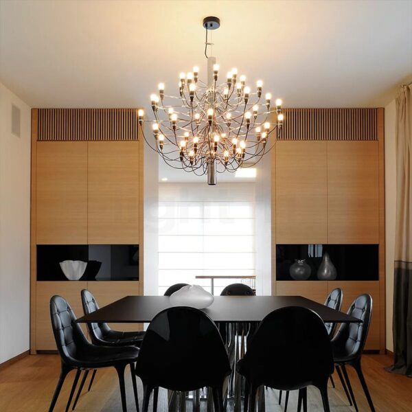 Bird of Paradise Black Chandelier - Image 4
