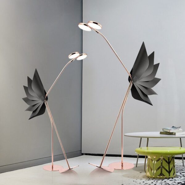 Playful Ostrich (PVC, Iron) Floor Lamp - Image 5