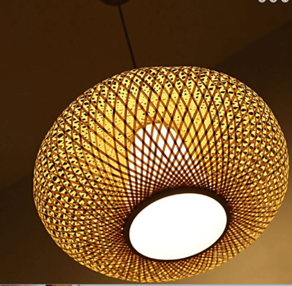 Country Bamboo Pendant Light - Image 5