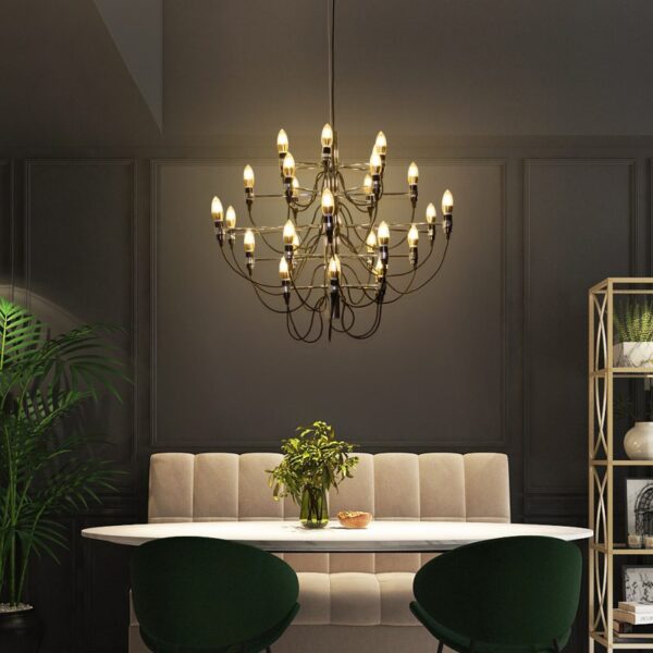 Bird of Paradise Black Chandelier - Image 5