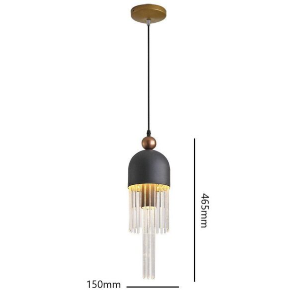 Ribag Black Minimal Pendant Light - Image 5