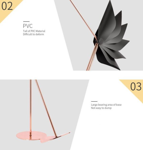 Playful Ostrich (PVC, Iron) Floor Lamp - Image 6