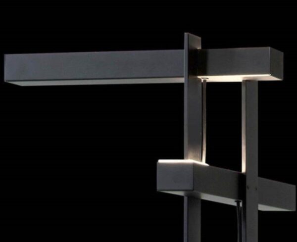 Aerodynamic Black Floor Lamp - Image 6