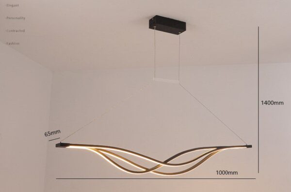 Form the Wave LED Chandelier - Image 6