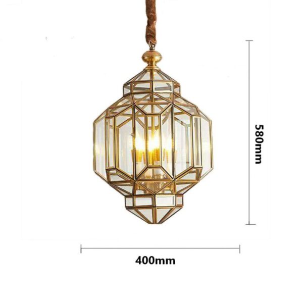 Aged Lantern Classic Pendant Light - Image 7