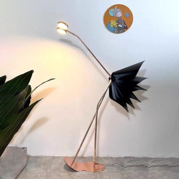 Playful Ostrich (PVC, Iron) Floor Lamp - Image 7