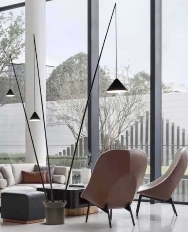 Triangle Dropped (Iron) Floor Lamp - Image 6