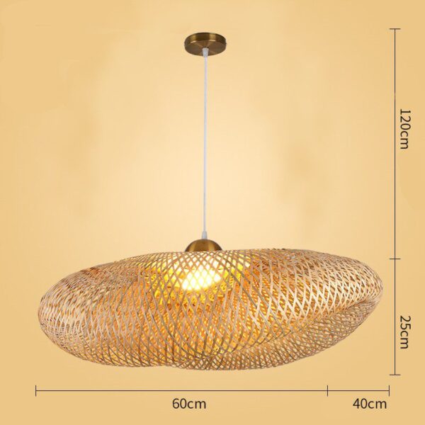 Curve the Stick Bamboo Pendant Light - Image 8