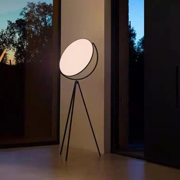 Superlon Tripod (Iron, PVC Acrylic) Floor Lamp - Image 7