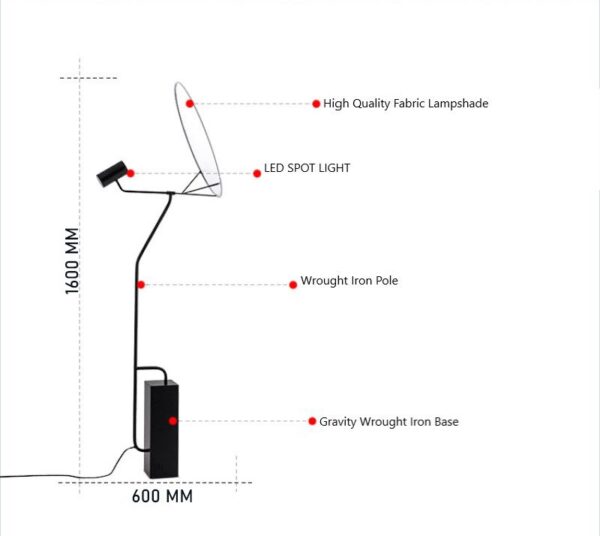 Play The Flute LED Floor Lamp - Image 6
