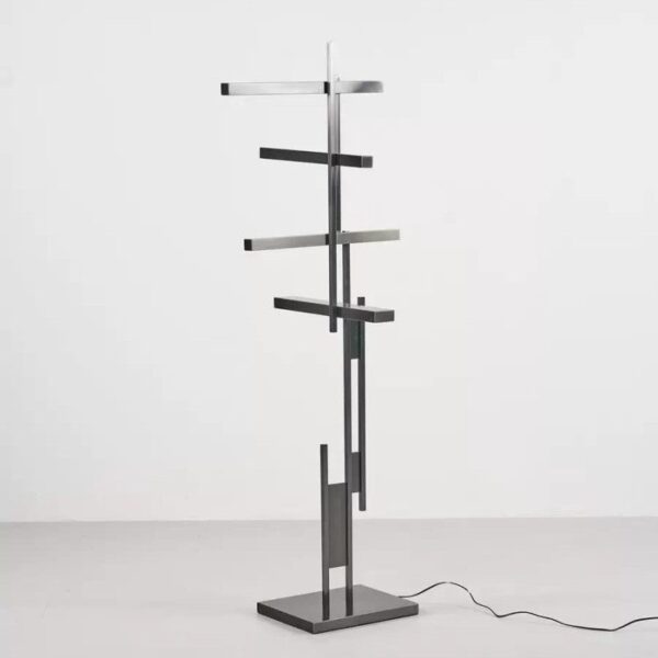 Aerodynamic Black Floor Lamp - Image 7