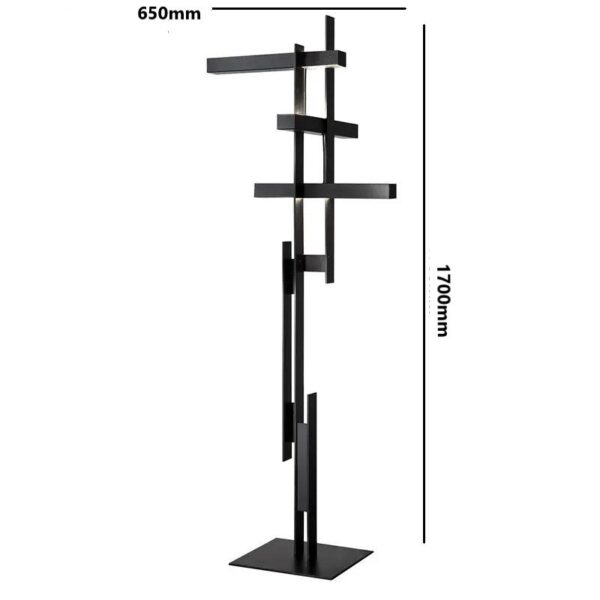 Aerodynamic Black Floor Lamp - Image 9