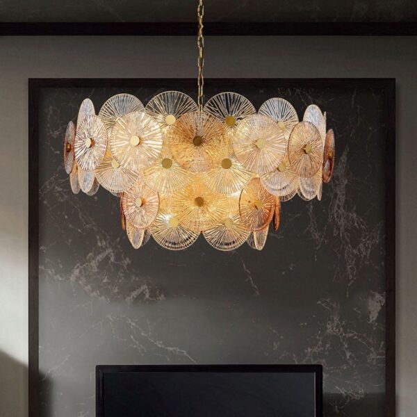 Celebrate the Spring Glass Chandelier