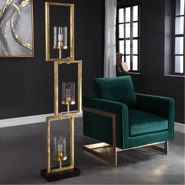 Flame The Spot (Iron, Glass) Floor Lamp - Image 3