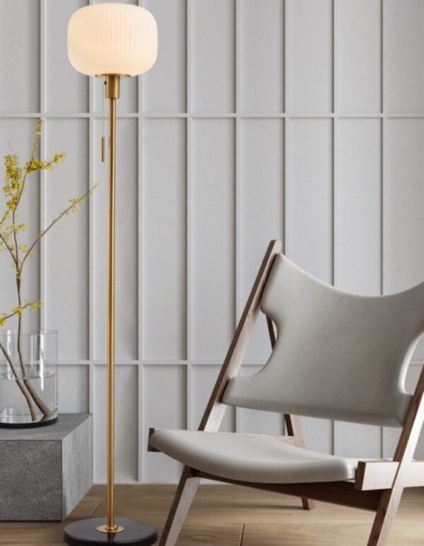 Snowy Tower Glass Floor Lamp - Image 3