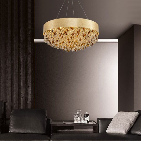 Play With Colors (Round) Glass Chandelier - Image 3