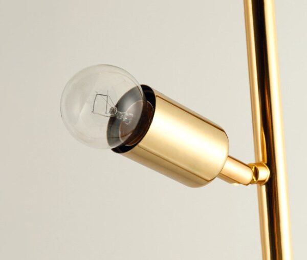 Golden Glow (Iron, Fabric) Floor Lamp - Image 4