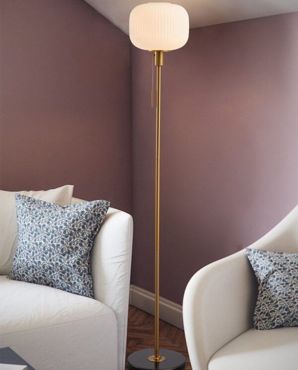Snowy Tower Glass Floor Lamp - Image 7
