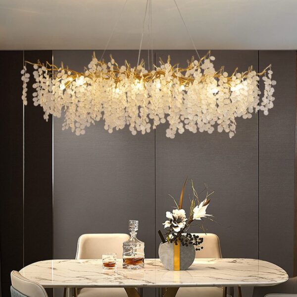 Droplet Petals Linear Chandelier - Image 6