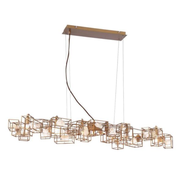 Highland Arc Linear (Iron, Stone) Chandelier - Image 6