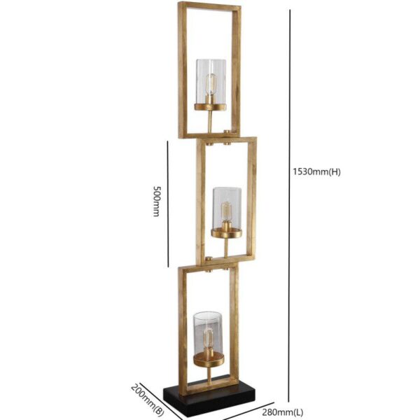 Flame The Spot (Iron, Glass) Floor Lamp - Image 7