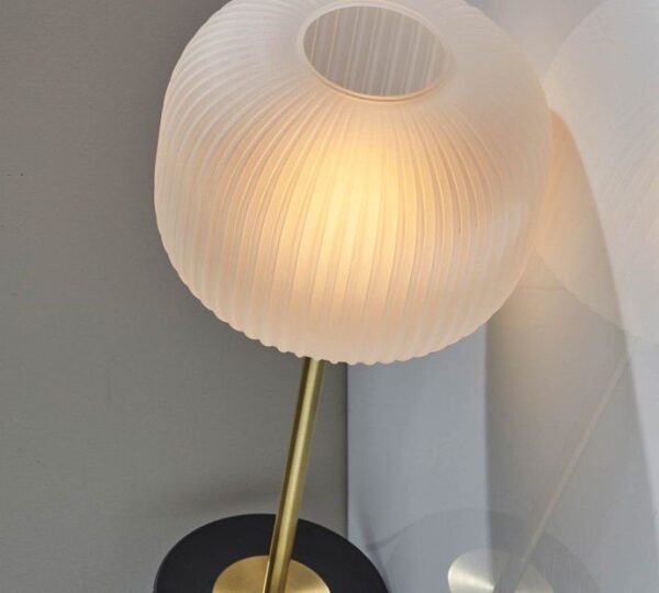 Snowy Tower Glass Floor Lamp - Image 4