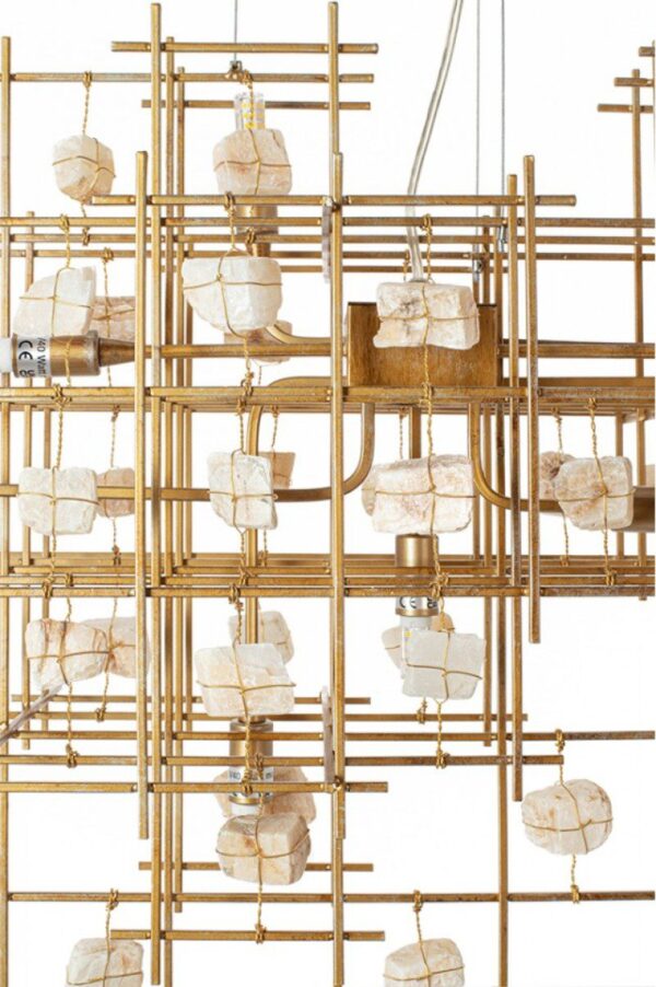 Highland Arc (Iron, Stone)Chandelier - Image 9