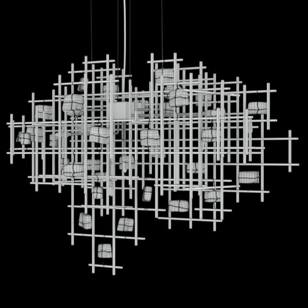 Highland Arc (Iron, Stone)Chandelier - Image 10