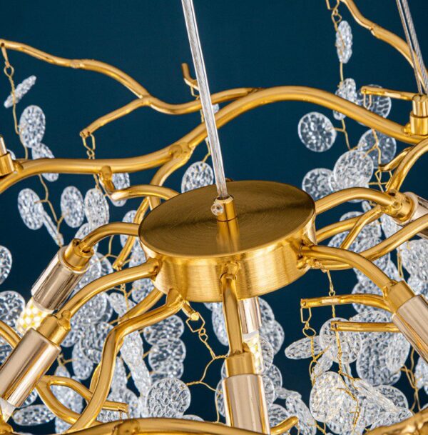 Droplet Petals Linear Chandelier - Image 9