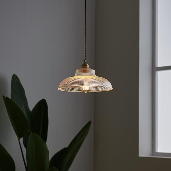 Crystal Strip Glass Pendant Light