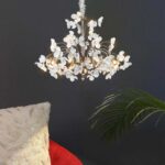 Vanilla Whisper Ceramic Chandelier