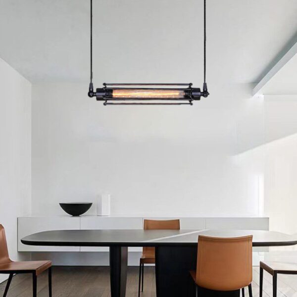 Rustic Refuge Lateral Iron Pendant Light