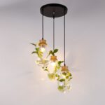 Greenery Globe Natural Wood Pendant Light