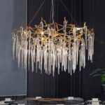 Frozen Drop (Round) Crystal Chandelier