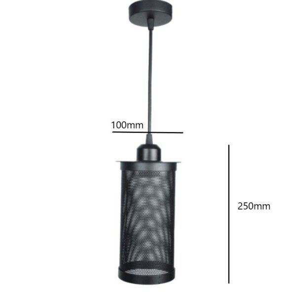 Country Cottage Iron Pendant Light - Image 9