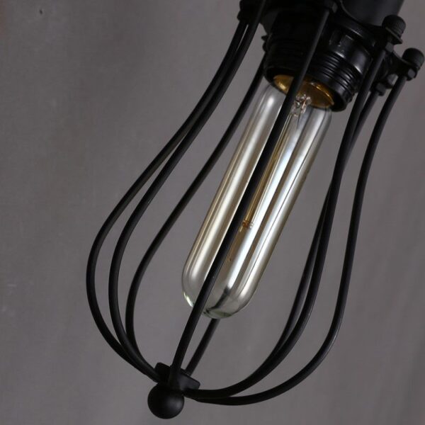 Classic Edison Iron Pendant Light - Image 2