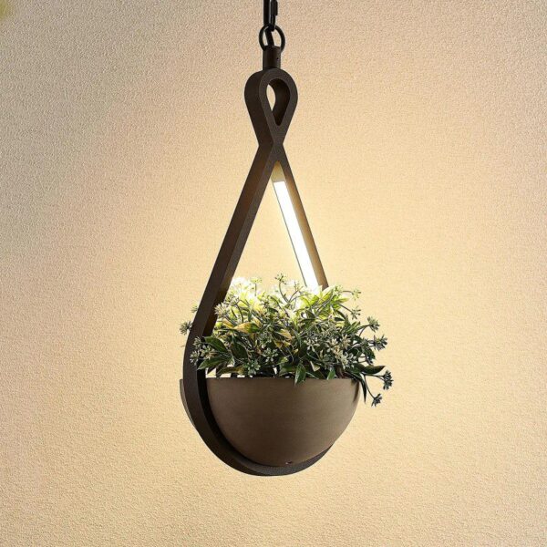 Rustic Garden Bowl Pendant Light - Image 2