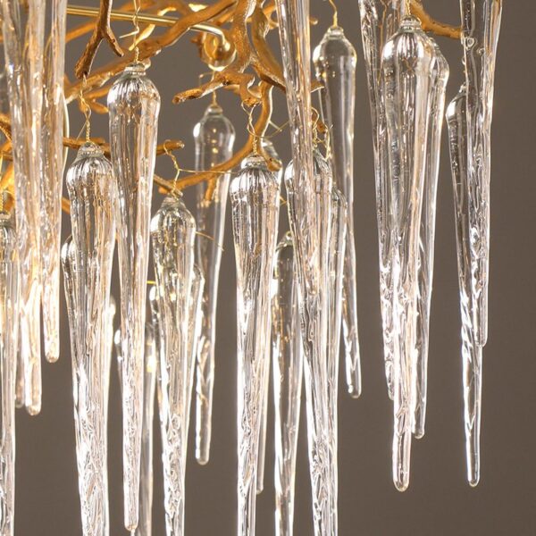 Frozen Drop (Round) Crystal Chandelier - Image 2
