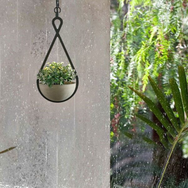 Rustic Garden Bowl Pendant Light - Image 3
