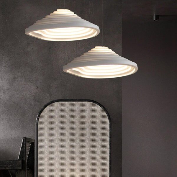 Tokyo Rice Field - Single Resin Pendant Light - Image 3