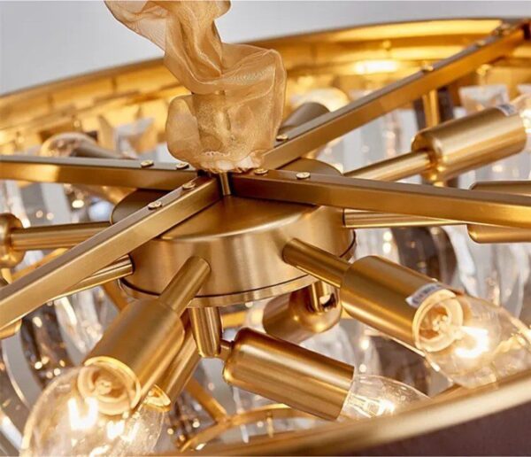 Crystal Cascade (2 Sizes)Crystal Chandelier - Image 4