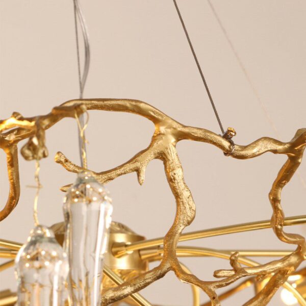 Frozen Drop (Round) Crystal Chandelier - Image 4