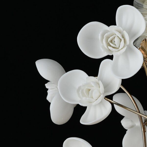 Vanilla Whisper Ceramic Chandelier - Image 4