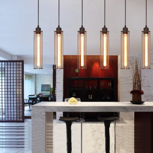 Rustic Refuge Linear Iron Pendant Light - Image 5