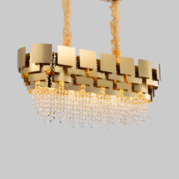 Golden Hour (Linear) Crystal Chandelier - Image 5